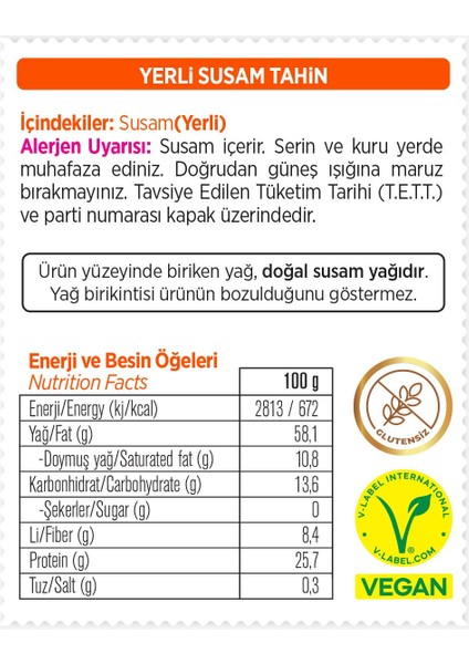 Helvart Yerli Susam Tahin 300 G x 2 Adet