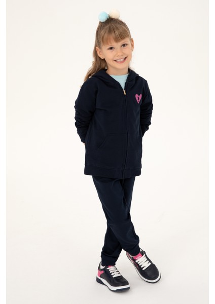 Kız Çocuk Lacivert Sweatshirt 50296390-VR033