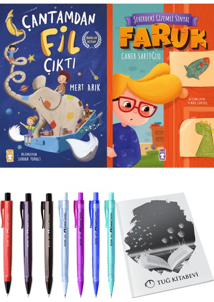 Şehirdeki Gizemli Sinyal Faruk ve Çantamdan Fil Çıktı 2'li Set + Hediyeli