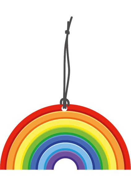 Bymeyla Gökkuşağı Temalı Oto Kokusu ve Oto Aksesuarı