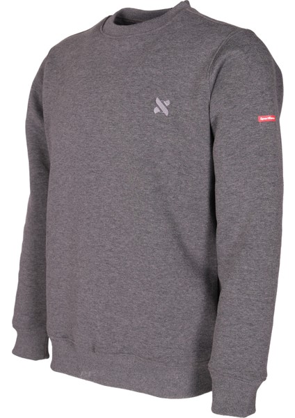 SF-015 3 Iplik Sıfır Yaka Sweatshirt fırsatları