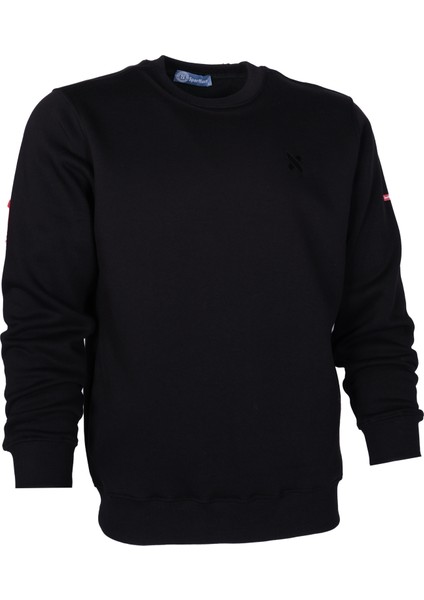 SF-015 3 Iplik Sıfır Yaka Sweatshirt