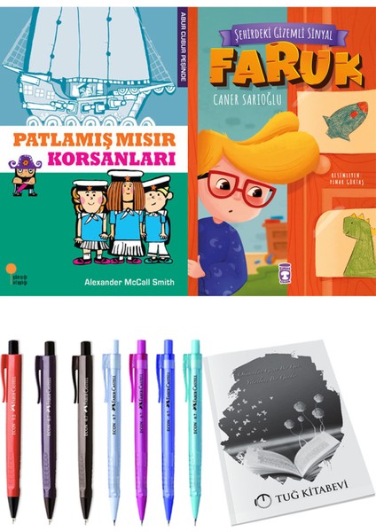 Şehirdeki Gizemli Sinyal Faruk ve Patlamış Mısır Korsanları 2'li Set + Hediyeli