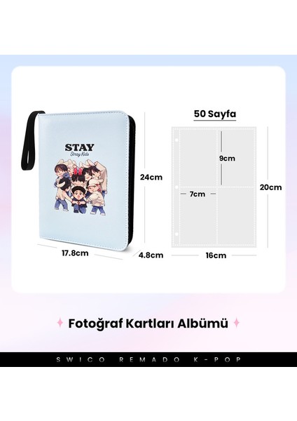 Lomo Kartları Için Stray Kids Temalı Fotoğraf Albümü (Yurt Dışından) fiyatları