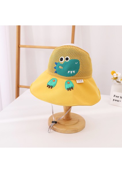 Çocuklar Için Sevimli Karikatür Dinozor Güneş Şapkası (Yurt Dışından)