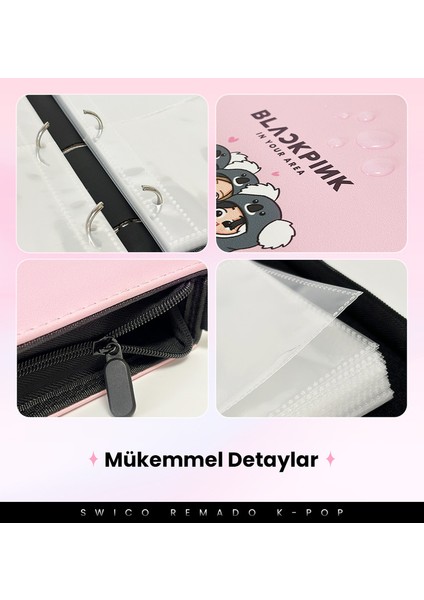 Lomo Kartları Için Black Pink Temalı Fotoğraf Albümü (Yurt Dışından) fırsatları