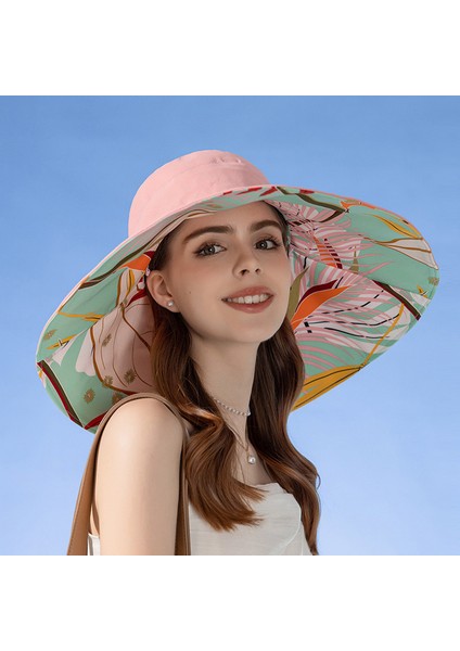 Çift Taraflı Kadın Güneş Şapkası (Yurt Dışından)