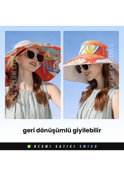 Çift Taraflı Kadın Güneş Şapkası (Yurt Dışından) fırsatları