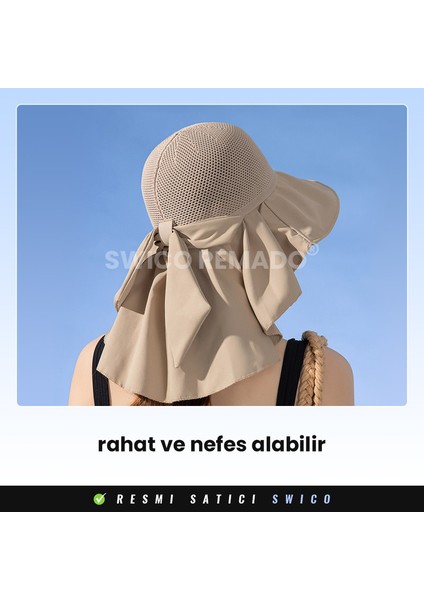Boyun Kapaklı Kadın Güneş Şapkası (Yurt Dışından) modelleri