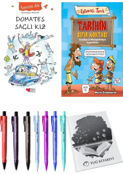 Tarihin Sıfır Noktası Anadolu ve Mezopotomya Uygarlıkları ve Domates Saçlı Kız 2'li Set + Hediyeli