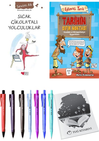 Tarihin Sıfır Noktası Anadolu ve Mezopotomya Uygarlıkları ve Sıcak Çikolatalı Yolculuklar 2'li Set + Hediyeli