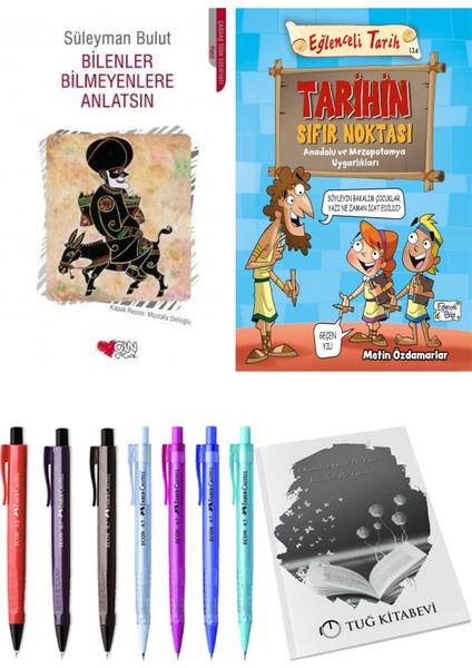 Tarihin Sıfır Noktası Anadolu ve Mezopotomya Uygarlıkları ve Bilenler Bilmeyenlere Anlatsın 2'li Set + Hediyeli