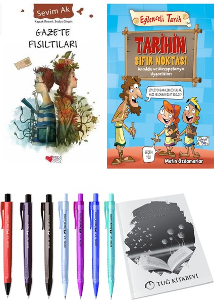Tarihin Sıfır Noktası Anadolu ve Mezopotomya Uygarlıkları ve Gazete Fısıltıları 2'li Set + Hediyeli