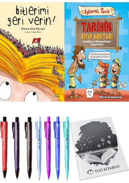 Tarihin Sıfır Noktası Anadolu ve Mezopotomya Uygarlıkları ve Bitlerimi Geri Verin! 2'li Set + Hediyeli