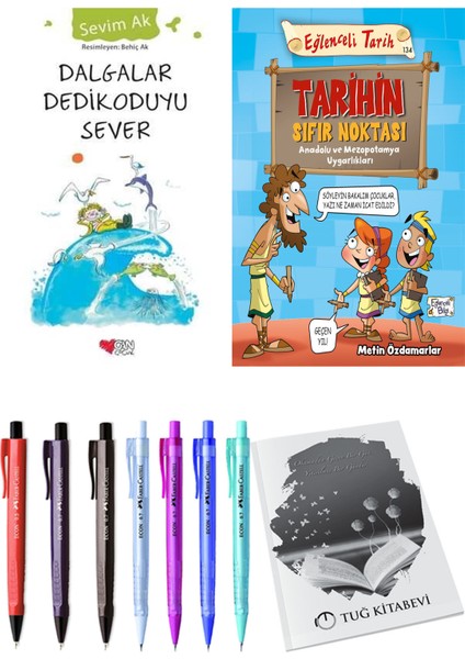 Tarihin Sıfır Noktası Anadolu ve Mezopotomya Uygarlıkları ve Dalgalar Dedikoduyu Sever 2'li Set + Hediyeli