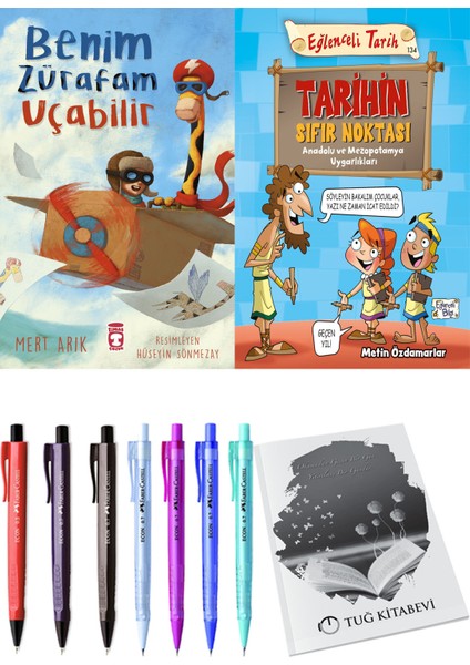 Tarihin Sıfır Noktası Anadolu ve Mezopotomya Uygarlıkları ve Benim Zürafam Uçabilir 2'li Set + Hediyeli
