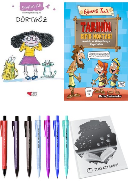 Tarihin Sıfır Noktası Anadolu ve Mezopotomya Uygarlıkları ve Dörtgöz 2'li Set + Hediyeli