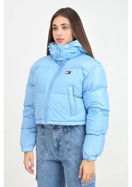 Kadın Alaska Mavi Şişme Mont