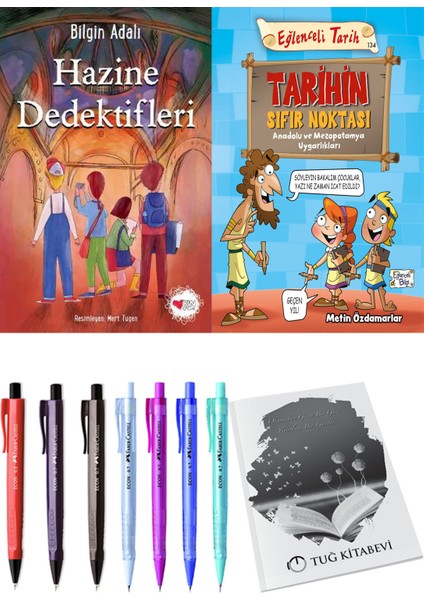 Tarihin Sıfır Noktası Anadolu ve Mezopotomya Uygarlıkları ve Hazine Dedektifleri 2'li Set + Hediyeli