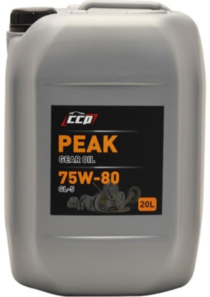 Ccp Peak Sae 75W80 Ep Dişli Yağı 20 Lt