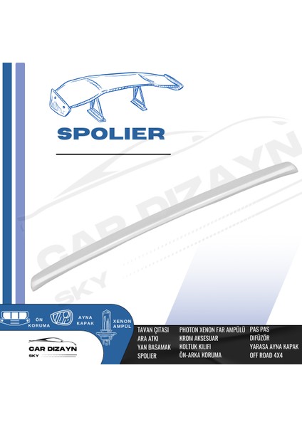 Mercedes Vito Beyaz Boyalı Spoiler 2015-2016-2017-2018-2019-2020-2021-2022-2023 Model fiyatları