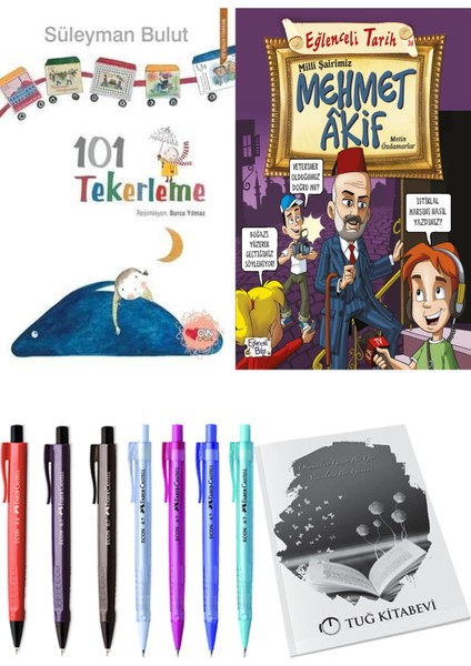 Milli Şairimiz Mehmet Akif ve 101 Tekerleme 2'li Set + Hediyeli