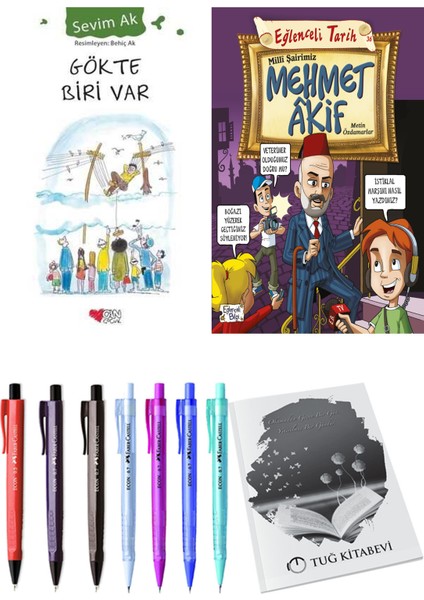 Milli Şairimiz Mehmet Akif ve Gökte Biri Var 2'li Set + Hediyeli