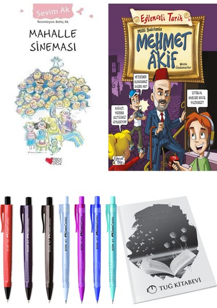 Milli Şairimiz Mehmet Akif ve Mahalle Sineması 2'li Set + Hediyeli
