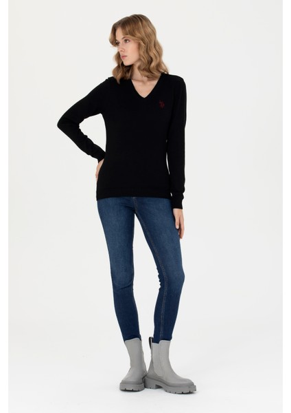 Kadın Siyah Kazak /Triko 50276570-VR046 fırsatları