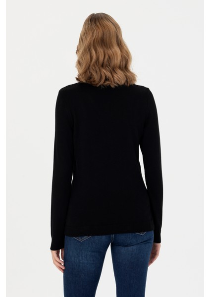 Kadın Siyah Kazak /Triko 50276570-VR046 indirimleri