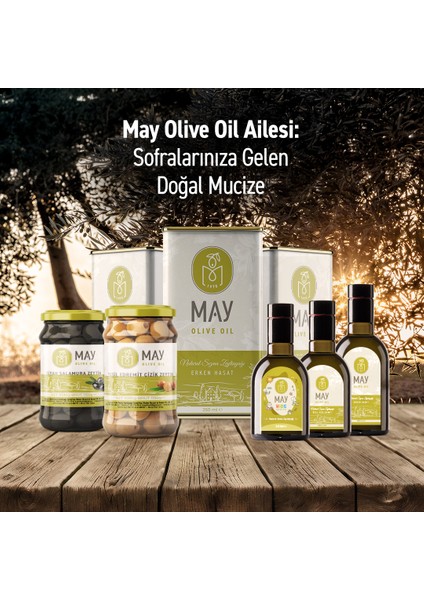 Erken Hasat Doğal Sızma Zeytinyağı 15LT | May Olive Oil