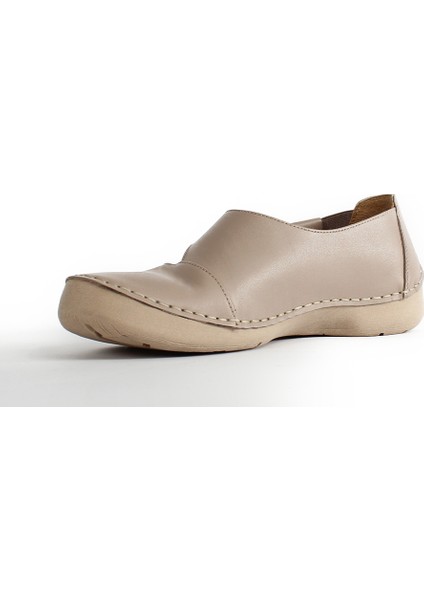 Kadın Vizon Bilekten Lastikli Deri Ayakkabı fırsatları