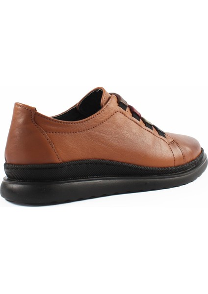 Kadın Taba Lastikli Kalın Tabanlı Deri Ayakkabı indirimleri