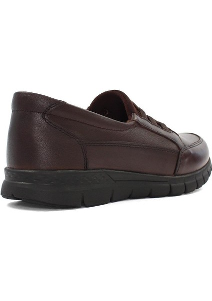 Kadın Kahverengi Bağcıklı Deri Ayakkabı indirimleri