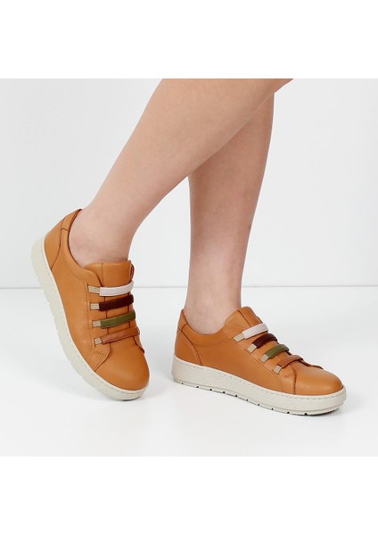 Kadın Taba Bağcıklı Kalın Tabanlı Deri Ayakkabı fiyatları