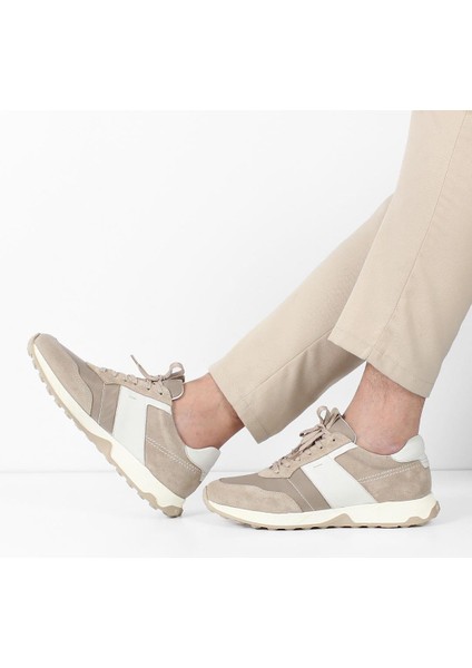 Erkek Vizon Bağcıklı Süet Deri Sneaker fiyatları