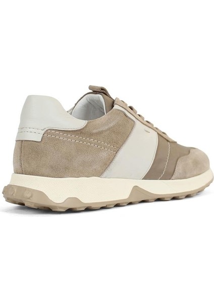 Erkek Vizon Bağcıklı Süet Deri Sneaker indirimleri