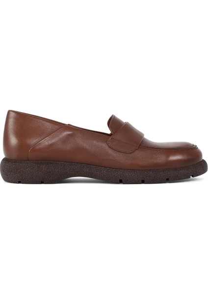 Kadın Taba Deri Loafer