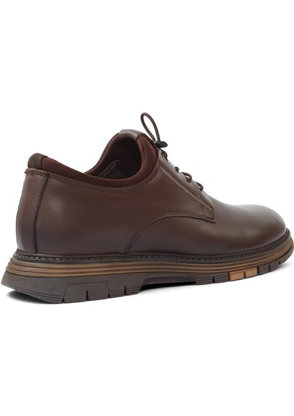 Kahve Deri Ayakkabı Kışlık Slip On Erkek 550 766