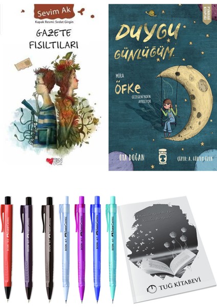 Duygu Günlüğüm Mira Öfke Gezegeni'nden Ayrılıyor ve Gazete Fısıltıları 2'li Set + Hediyeli