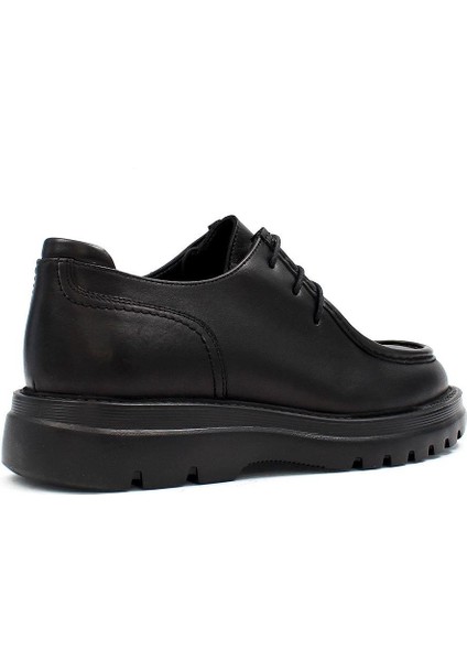 Erkek Siyah Bağcıklı Deri Günlük Ayakkabı indirimleri