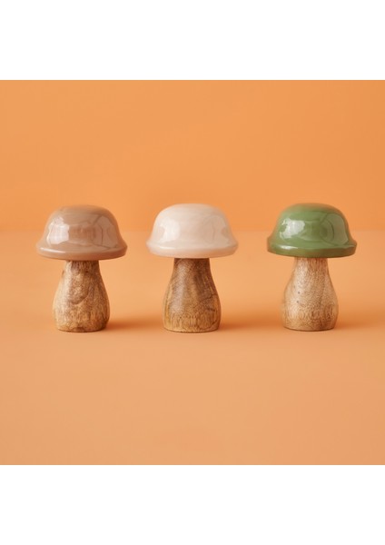 Bella Maison Mushroom Dekoratif Obje Kahverengi (7X10 Cm)