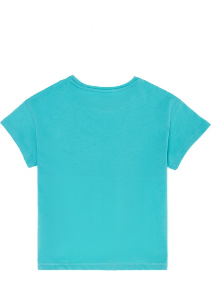 U.S. Polo Assn. Kız Çocuk Mint T-Shirt 50263380-VR090