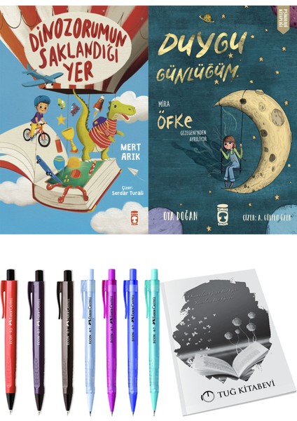 Duygu Günlüğüm Mira Öfke Gezegeni'nden Ayrılıyor ve Dinazorumun Saklandığı Yer 2'li Set + Hediyeli