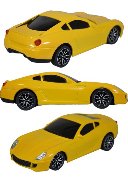 Sports Car 27 Mhz Full Fonksiyon Uzaktan Kumandalı Chevrolet Corvette Sarı Ce 07 modelleri