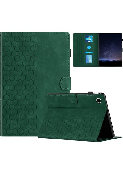 Huawei Matepad T10 / T10S Için Kabartmalı Deri Kılıf (Yurt Dışından)