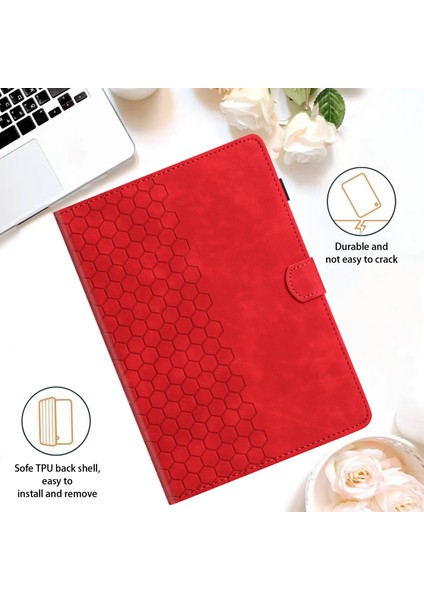 Huawei Matepad T10 / T10S Için Kabartmalı Deri Kılıf (Yurt Dışından) fiyatları