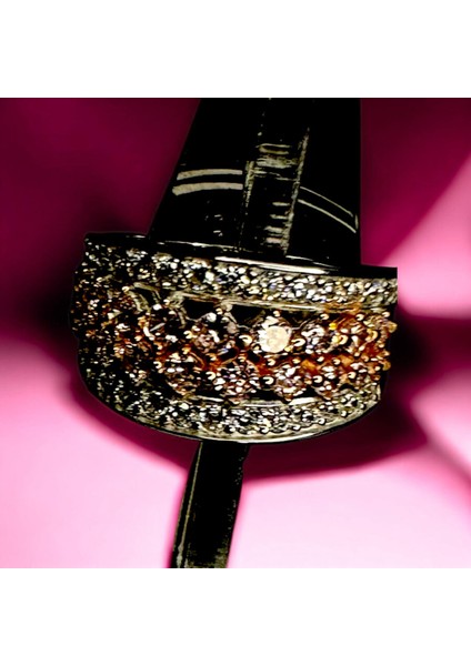 Pembe Taşlı 925 Ayar Gümüş Yüzük fırsatları