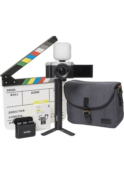 Vlogger M5 Kit I Gümüş