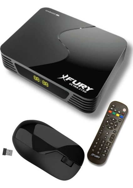 Ultra 2160 2 GB Ram Android Tv Box Medya Oynatıcı + Kablosuz Mouse